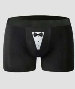 בוקסר טוקסידו לגבר – עיצוב אלגנטי ונועז לנוחות מקסימלית