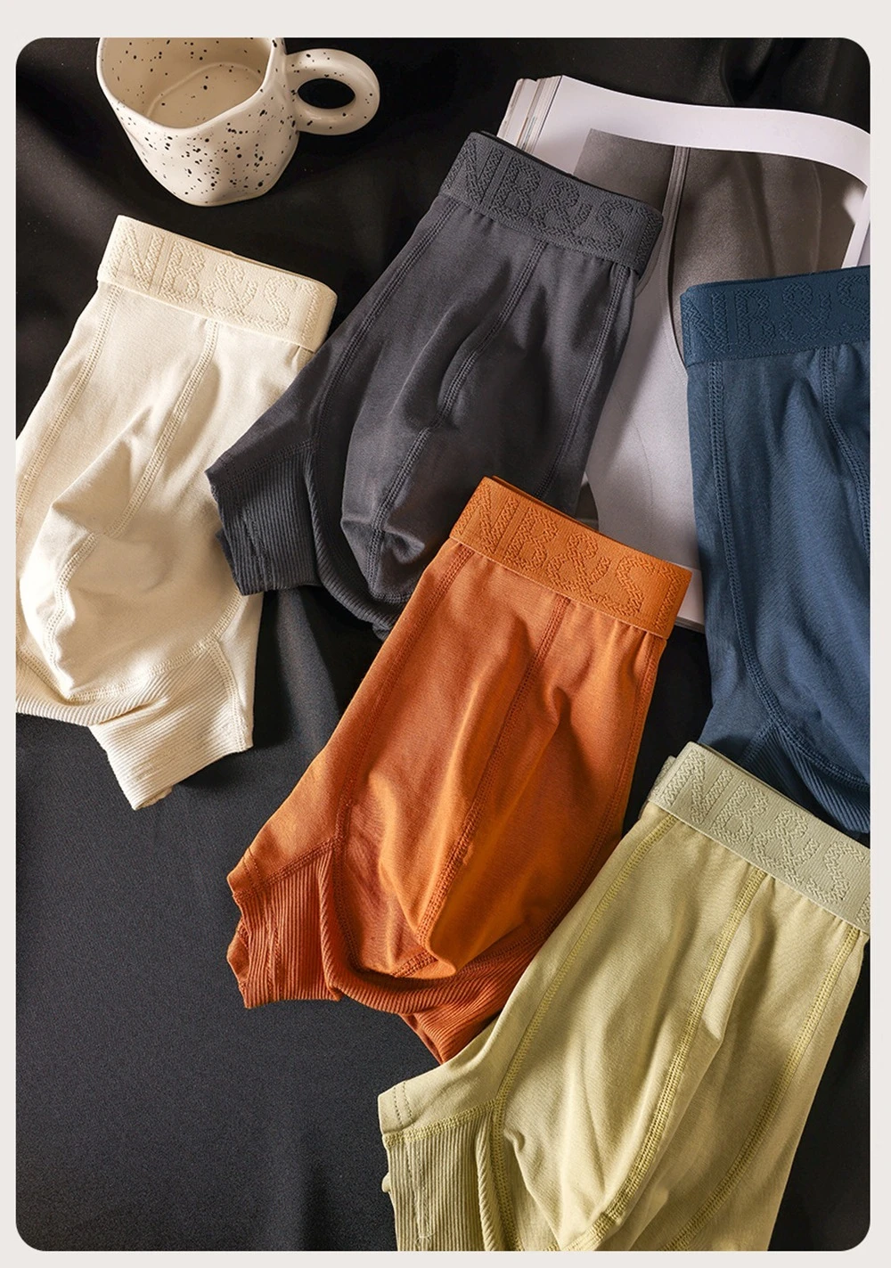 3PCS/Pack 100% Cotton Antibacterial Boxers Hombre Double-layer Breathable Hygroscopic U Pouch Underwear Fashion Men's Panties 3PCS/Pack 100% Cotton Antibacterial Boxers Hombre Double-layer Breathable Hygroscopic U Pouch Underwear Fashion Men's Panties