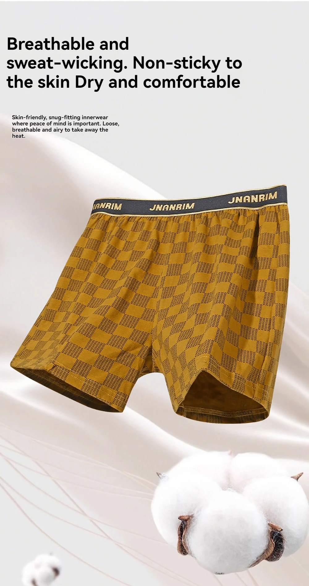 3PCS/Pack 95% Cotton Soft Plaid Alo Boxers Hombre Loose Breathable Hygroscopic Mens Shorts Sport High Elastic Waist Underwear 3PCS/Pack 95% Cotton Soft Plaid Alo Boxers Hombre Loose Breathable Hygroscopic Mens Shorts Sport High Elastic Waist Underwear