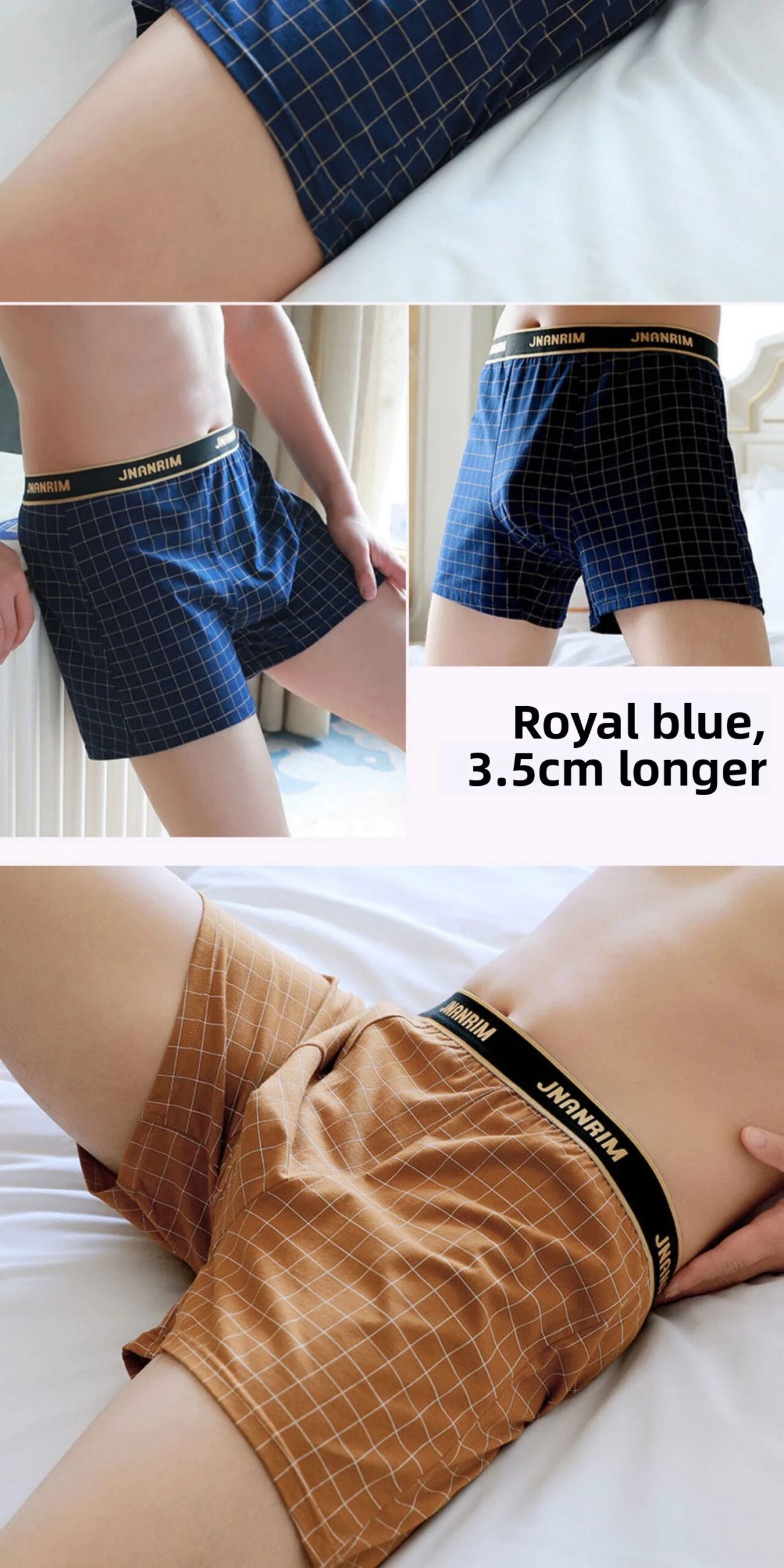 High Waist Loose Fit Pure Cotton Antibacterial Men's Boxer Shorts Breathable Comfortable Summer Underwear Four Corner Briefs High Waist Loose Fit Pure Cotton Antibacterial Men's Boxer Shorts Breathable Comfortable Summer Underwear Four Corner Briefs