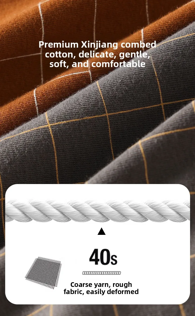 High Waist Loose Fit Pure Cotton Antibacterial Men's Boxer Shorts Breathable Comfortable Summer Underwear Four Corner Briefs High Waist Loose Fit Pure Cotton Antibacterial Men's Boxer Shorts Breathable Comfortable Summer Underwear Four Corner Briefs