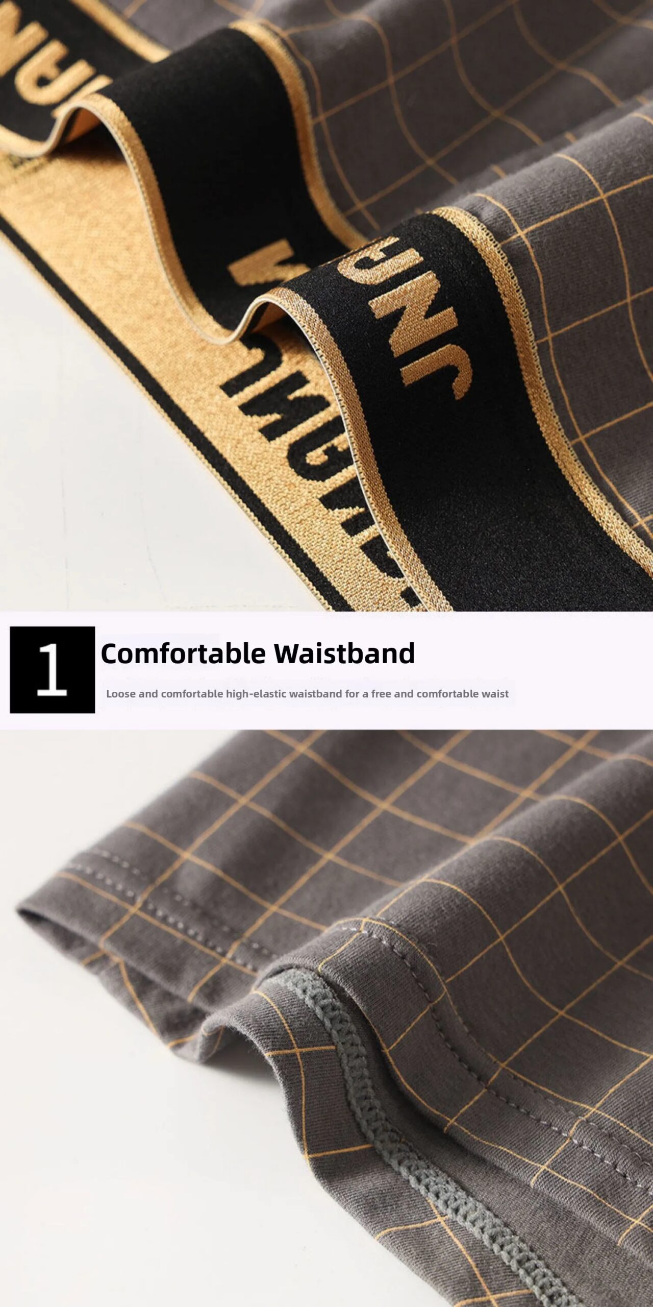 High Waist Loose Fit Pure Cotton Antibacterial Men's Boxer Shorts Breathable Comfortable Summer Underwear Four Corner Briefs High Waist Loose Fit Pure Cotton Antibacterial Men's Boxer Shorts Breathable Comfortable Summer Underwear Four Corner Briefs
